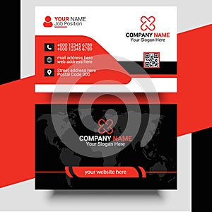 Creative Modern Professional Business Card Design Template photo