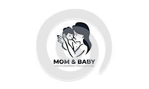 Creative Mom Baby Logo Design