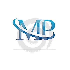 Creative MP logo icon design