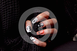 Creative nails for halloween