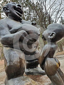 Creative nature of Africans, Sculpture from a rock, to preserve our heriage traditions