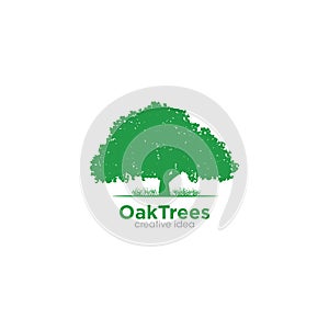 Creative Oak Tree Logo Design Template