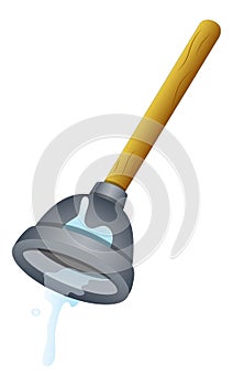 Plunger Vector Illustration