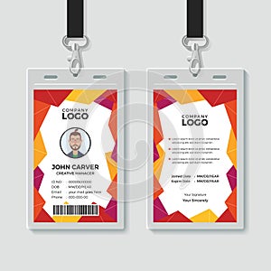 Creative Office ID Card Template