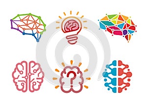 Creative People Brain Design Symbol