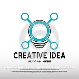 Creative people logo design ideas with the concept of abstract people. children`s dreams. playground. can be used for school