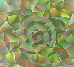 Creative polygonal abstract background. Low poly crystal pattern.