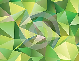 Creative polygonal abstract background. Low poly crystal pattern.