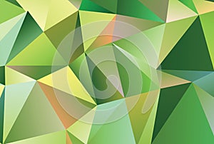 Creative polygonal abstract background. Low poly crystal pattern.