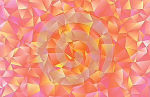 Creative polygonal abstract background. Low poly crystal pattern.