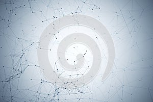 Creative polygonal backdrop