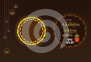 Happy Akshaya Tritiya religious festival photo
