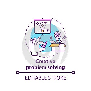 Creative problem solving concept icon