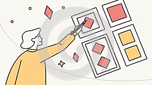 Creative Problem-Solving, Strategic Thinking and Ideas, vector design Generative AI