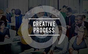 Creative Process Design Brainstorm Thinking Vision Ideas Concept