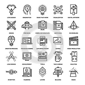 Creative Process Icons