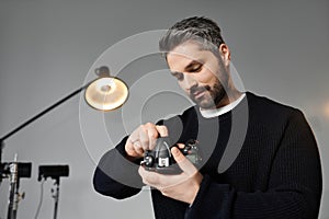 Creative professional capturing moments in a photo