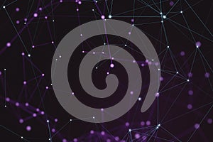 Creative purple polygonal wallpaper