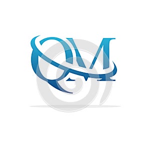 Creative QM logo icon design