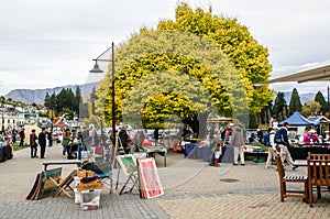 Creative Queenstown Arts and Crafts Markets which is located at the lake front at Earnslaw Park in Queenstown.