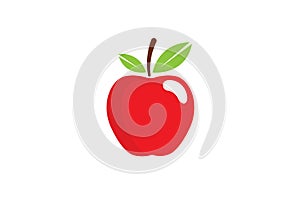 Creative Red Apple Logo