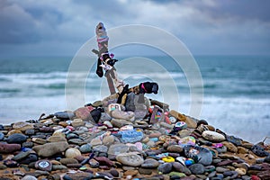 Creative rock arrangement of Dobby's Grave from the Harry Potter movie franchise