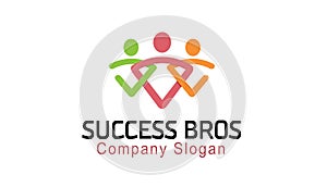 Success Brothers Health Care Design Logo Design Illustration photo