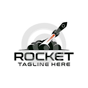 Creative Rocket Logo Design Vector Art Logo