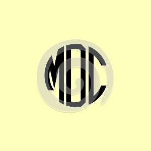 Creative Rounded Initial Letters MDC Logo