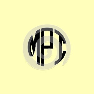 Creative Rounded Initial Letters MPI Logo