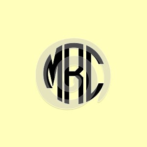 Creative Rounded Initial Letters MRC Logo