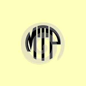 Creative Rounded Initial Letters MTP Logo