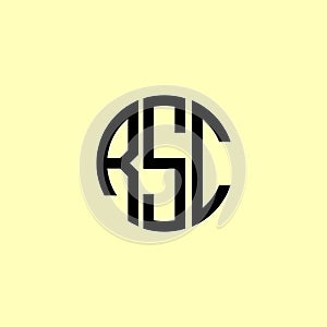 Creative Rounded Initial Letters RSC Logo