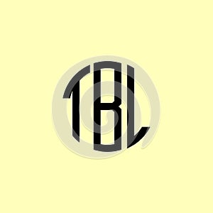Creative Rounded Initial Letters TBL Logo