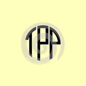 Creative Rounded Initial Letters TPP Logo