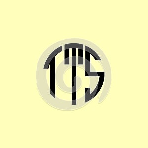 Creative Rounded Initial Letters TTS Logo photo