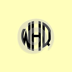 Creative Rounded Initial Letters WHP Logo photo