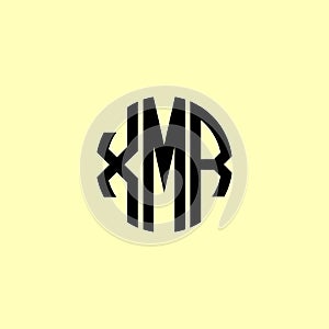 Creative Rounded Initial Letters XMR Logo