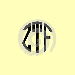 Creative Rounded Initial Letters ZTE Logo