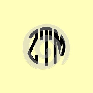 Creative Rounded Initial Letters ZTL Logo