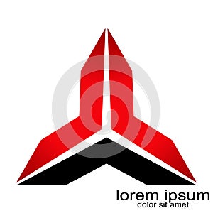 Creative sample design circle arrow logo vector