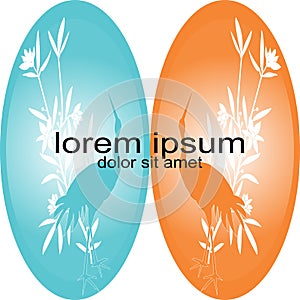 Creative sample design flower background