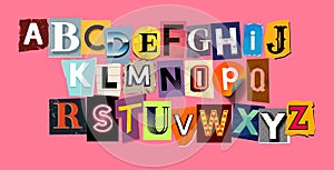 Creative Scrapbook Letters Set