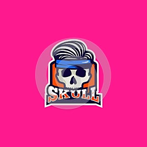 Creative Skull Logo Design Vector Art Logo