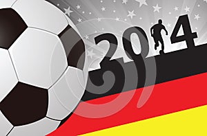 Creative Soccer Background Germany 2014