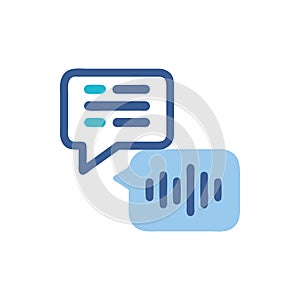 Creative Speech Recognition Illustration Icon