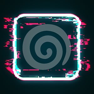 Creative square glitch