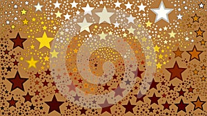 Creative Stars Abstract Art Background