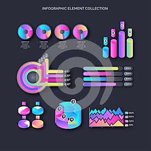 Creative steps collection colorful business infographic template, can be used for presentation, web or workflow diagram layout