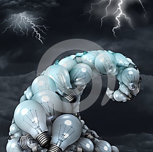 Creative Storm Concept photo